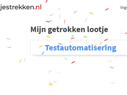 De weg naar TA bij Lootjestrekken.nl