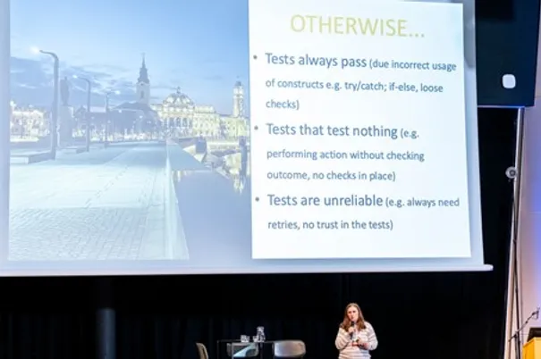 Kwaliteit terug in QA: Verslag van Corina Pip’s presentatie op Test Automation Days 2025