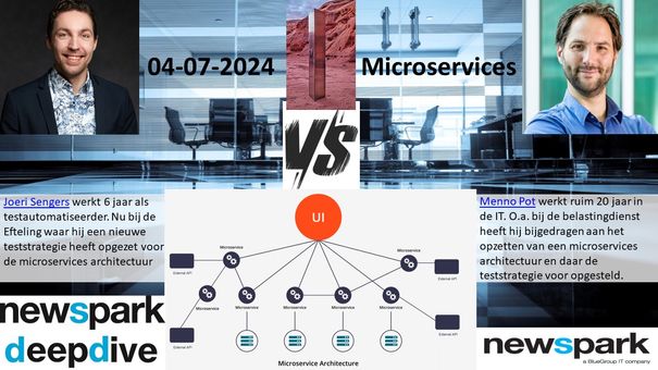 Deepdive: microservices vs een monilith Deepdive: microservices vs een monilith