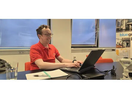Nick aan het werk